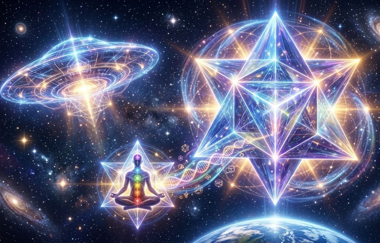Den kosmiske Merkabah – Fra UFOer til Guddommelige Lysfartøjer