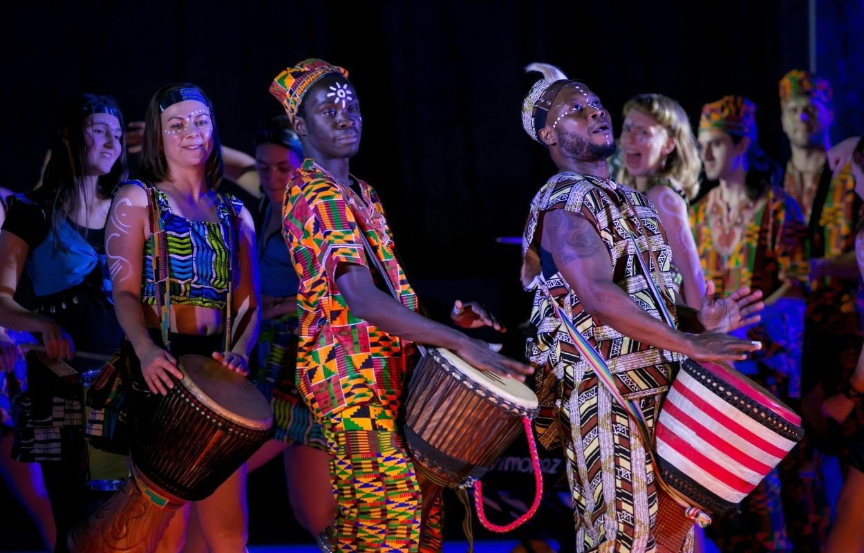 Afrikansk Musik, Rytmer og sammenspil